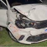 Trio é preso após tentar fugir da polícia e bater carro em Manaus