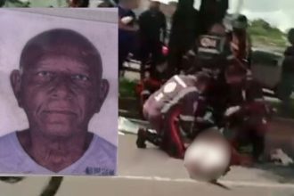 Idoso morre atropelado quando saia de agência do INSS em Manaus