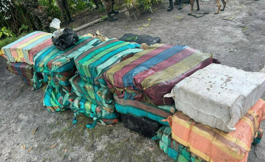 Droga apreendidas na Operação Ágata Amazônia