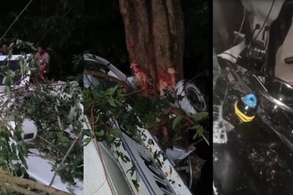 Lancha colide com barranco no Rio Negro e deixa passageiros feridos