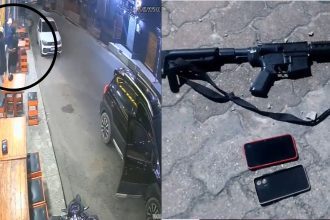 Vídeo: homens armados tentam invadir lanchonete na zona Leste de Manaus