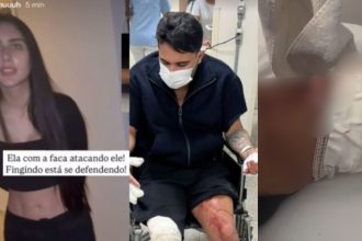 Reviravolta: Vídeo mostra Miss Amazonas esfaqueando ex-namorado