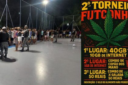 Polícia frustra 'Futconha' com premiação em maconha em Manaus