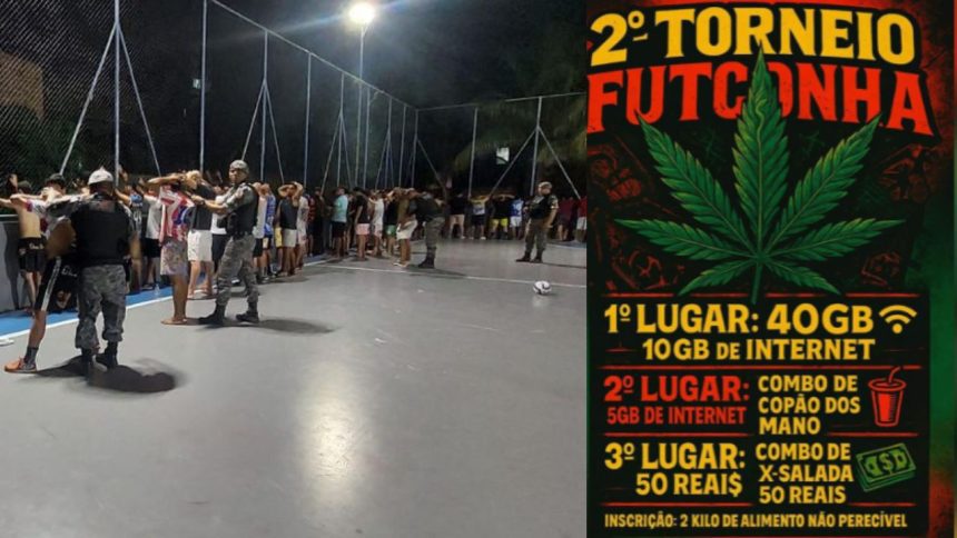 Polícia frustra 'Futconha' com premiação em maconha em Manaus