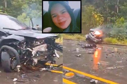 Vídeo: Grávida e bebê morrem em grave acidente de carro na AM-070
