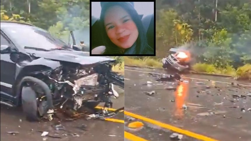 Vídeo: Grávida e bebê morrem em grave acidente de carro na AM-070