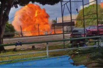 Vídeo: Explosão e incêndio atingem fábrica no Distrito Industrial de Manaus
