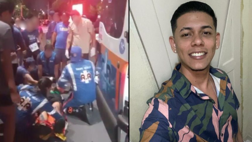 Jovem atropelado durante corrida em Manaus tem morte cerebral