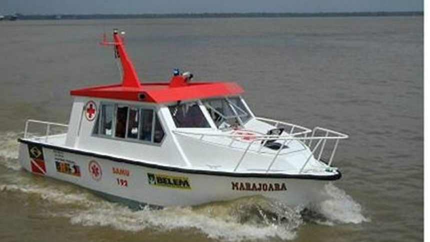 Balsa atinge canoa e deixa irmãos feridos no Rio Negro