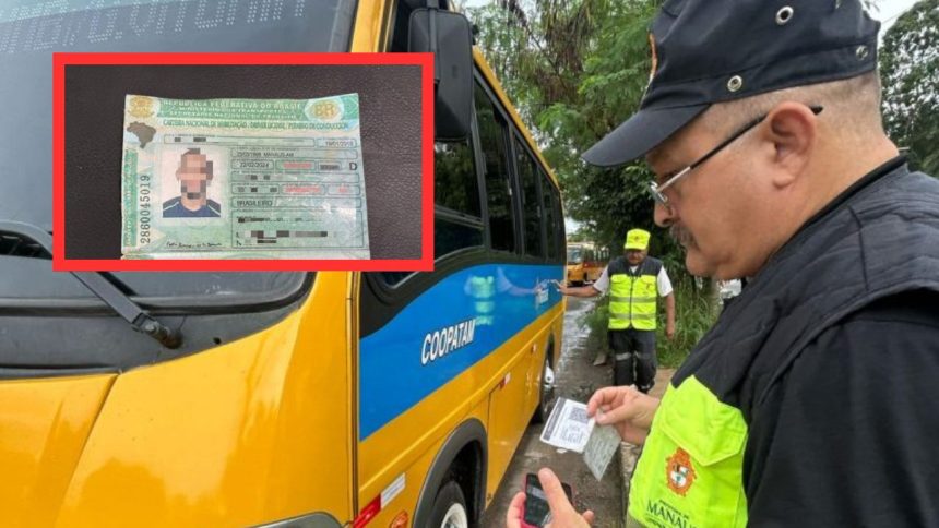 Motorista com CNH falsa foge em Manaus