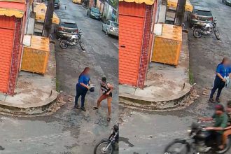 Vídeo: dupla em moto assalta mulher a caminho do trabalho