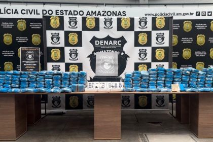 Polícia apreende mais de 200 quilos de cocaína avaliados em R$6,3 milhões