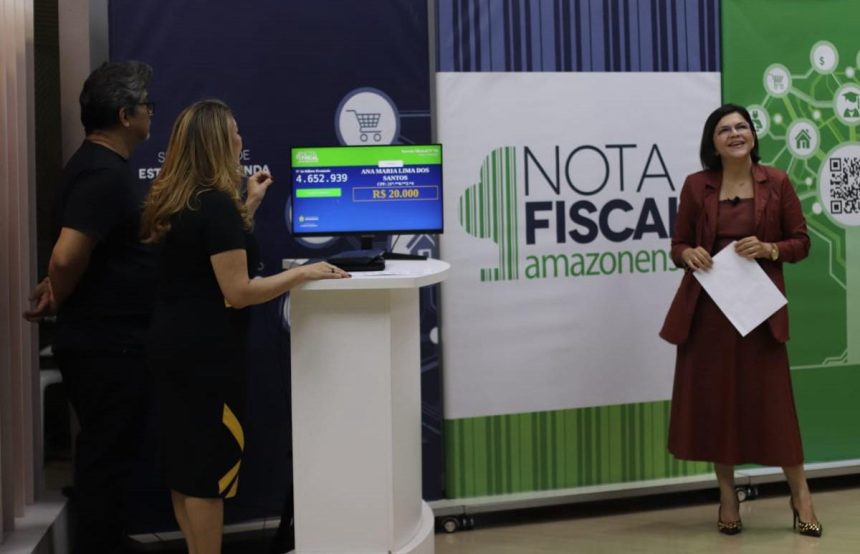 Novo sorteio da Nota Fiscal Amazonense premia 40 pessoas com até R$20 mil