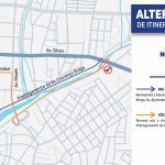 Mapa que mostra o novo itinerário da linha de ônibus 624, em Manaus, que passa a atender a avenida Lourenço da Silva Braga.