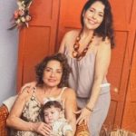 Cristiana Antonini, de 66 anos, Daniela Antonini, 40, e Giovanna Antonini, 2.
