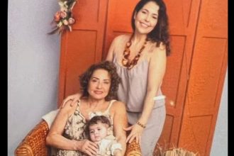 Cristiana Antonini, de 66 anos, Daniela Antonini, 40, e Giovanna Antonini, 2.