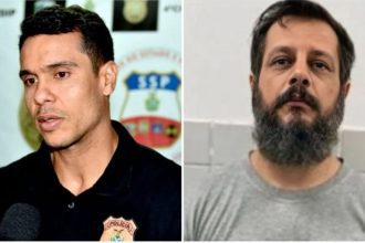 O delegado Adriano Félix, preso durante a Operação Jeremias 22:17 em Manaus.