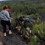 Resgate de uma mulher com fratura na perna na Serra do Aracá.