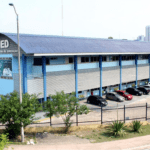 Imagem colorida mostra sede da Semed em Manaus