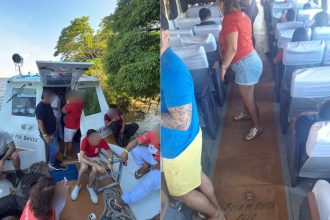 Lancha Rio Negro fica à deriva por 17 horas no Amazonas e deixa passageiros em pânico