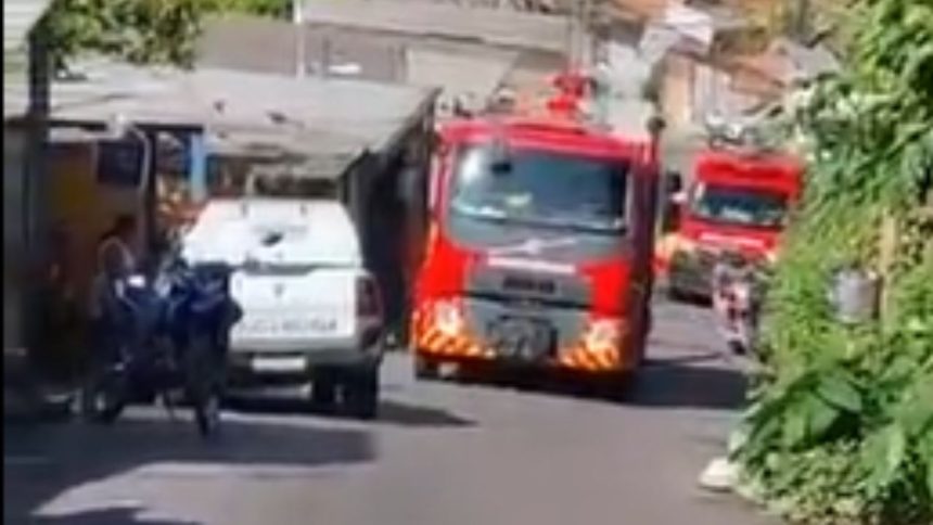 Princípio de incêndio atinge residência no bairro Cidade Nova, em Manaus