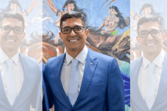 Imagem colorida mostra Flávio Henrique Albuquerque de Freitas