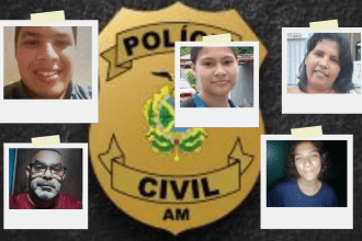 Imagem colorida mostra desaparecidos em Manaus