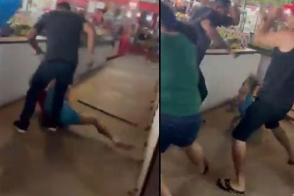 Por ciúmes, homem tenta matar cunhado a facadas em feira de Iranduba