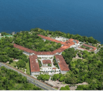 Vista aérea do Tropical Hotel