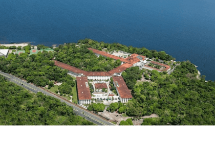 Vista aérea do Tropical Hotel