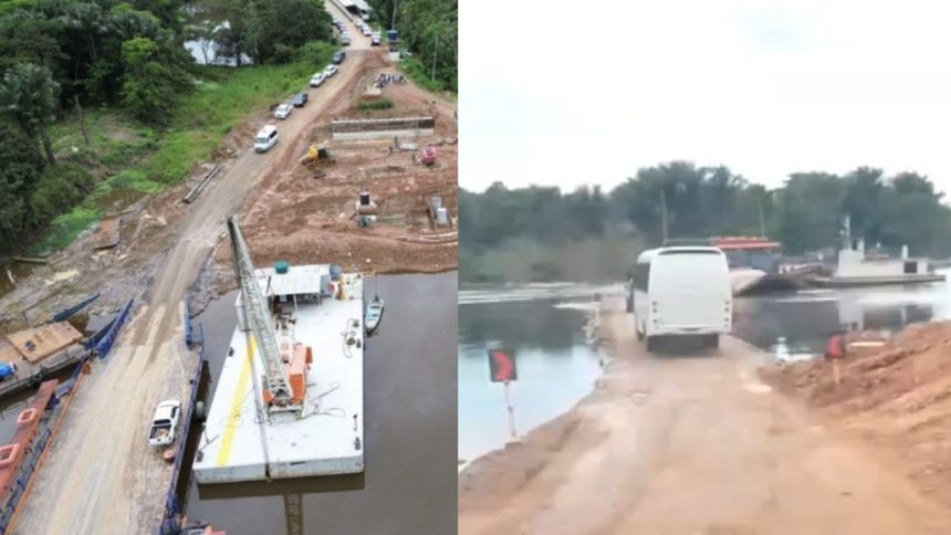 Travessia sobre o Rio Curuçá na BR-319 será interditada por dois dias para obras