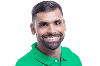 Imagem colorida mostra Peixotinho, candidato em Novo Aripuanã