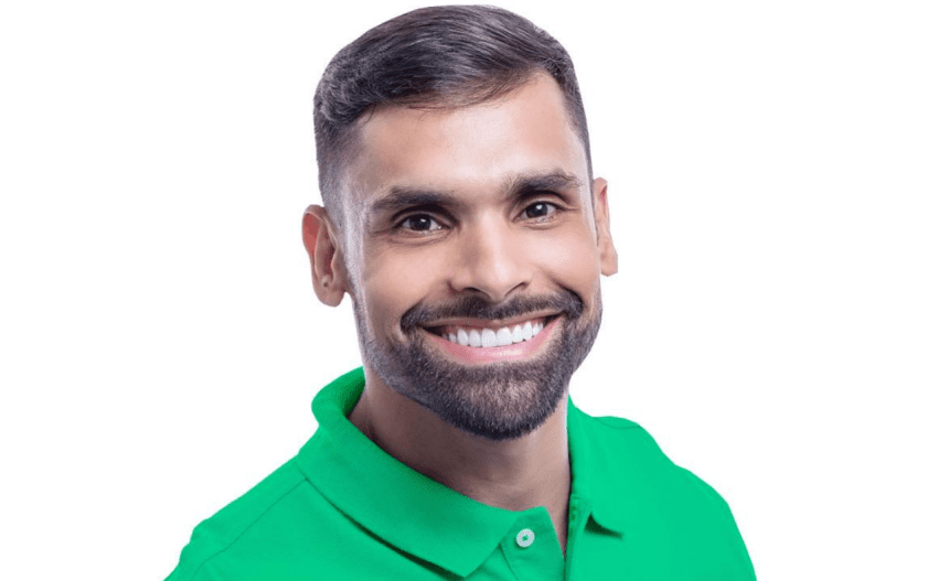 Imagem colorida mostra Peixotinho, candidato em Novo Aripuanã
