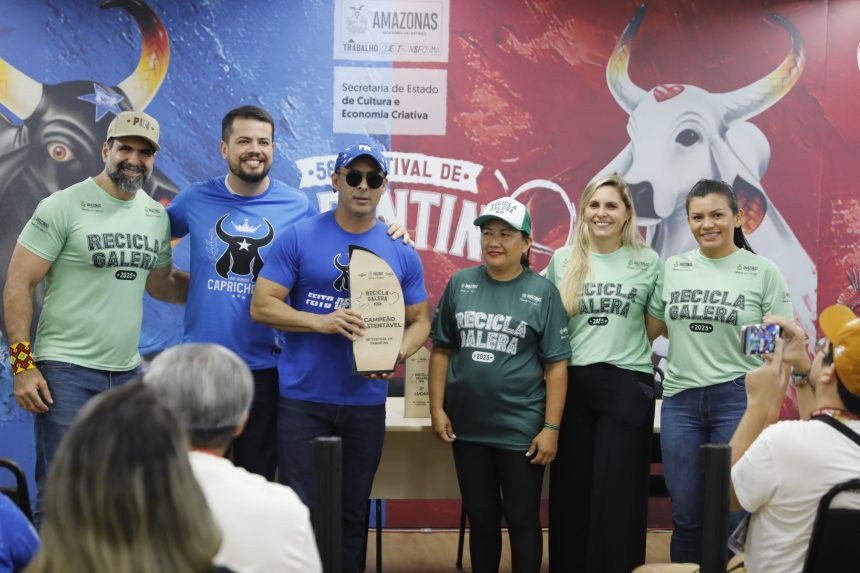 Caprichoso campeão reciclagem