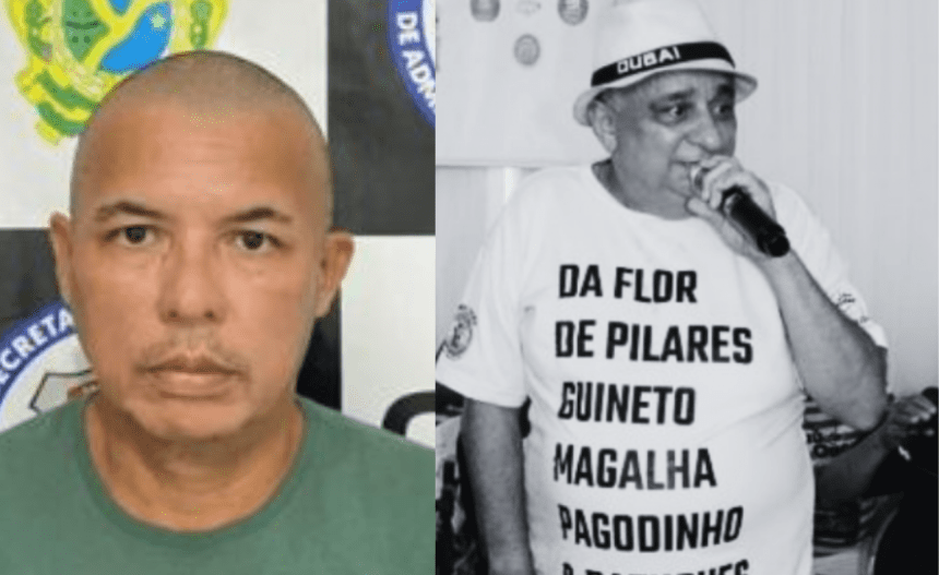 Imagem colorida e em preto e branco mostra Adeilson Duque Fonseca e Paulo Onça