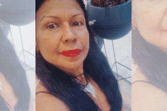 Imagem colorida mostra desaparecida no Parque 10