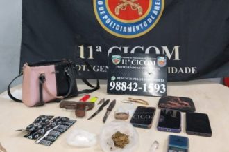 Casal é preso após roubar homem durante programa sexual em Manaus