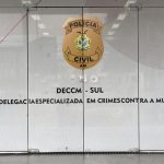 Fachada da Delegacia Especializada em Crimes Contra a Mulher (DECCM) - Sul, em Manaus