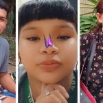 Fotos de três pessoas desaparecidas em Manaus divulgadas pela polícia.