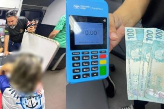 Homem preso em flagrante por golpe com dinheiro falso em Parintins, Amazonas.