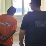 Homem preso por policial em Maraã, Amazonas.