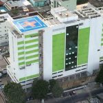Hospital Universitário Getúlio Vargas (HUGV) em Manaus, vista aérea.
