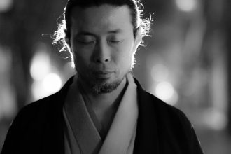 Kamari Maeda, mestre de caligrafia japonesa, em Manaus.