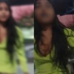 Mulher em vestido verde em Manaus, relacionada a acusações de não pagamento de corridas de aplicativo.