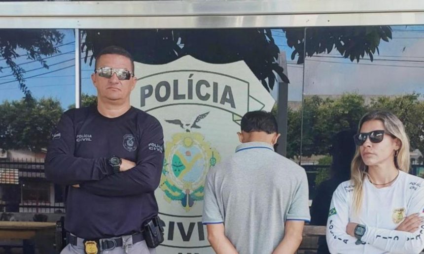 Polícia Civil prende suspeitos de estupro de menor. Policiais posam com suspeitos.