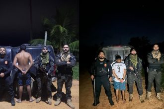 Polícia prende suspeitos de estupro de vulnerável contra menina de 13 anos.