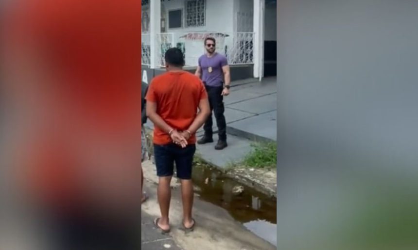 Policial prende homem em flagrante por estupro, sequestro e cárcere privado.