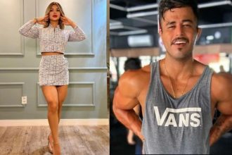 Rosa Iberê Tavares Dantas e Talis Roque da Silva em foto dividida.