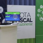 Sorteio Nota Fiscal Amazonense com prêmio de R$10.000,00 em destaque na tela.