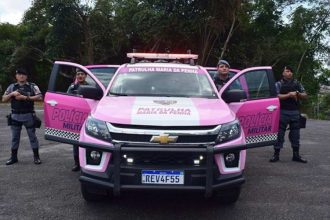 Viaturas da Patrulha Maria da Penha, programa de proteção à mulher